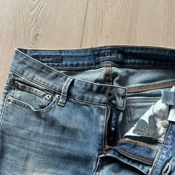Lucky Brand Lolita Boot Mid Rise Bootcut Jeans 4/27 - Picture 2 of 7